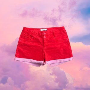 🌵7/$45🌵High-Waisted Red Denim Daisy Dukes shorts